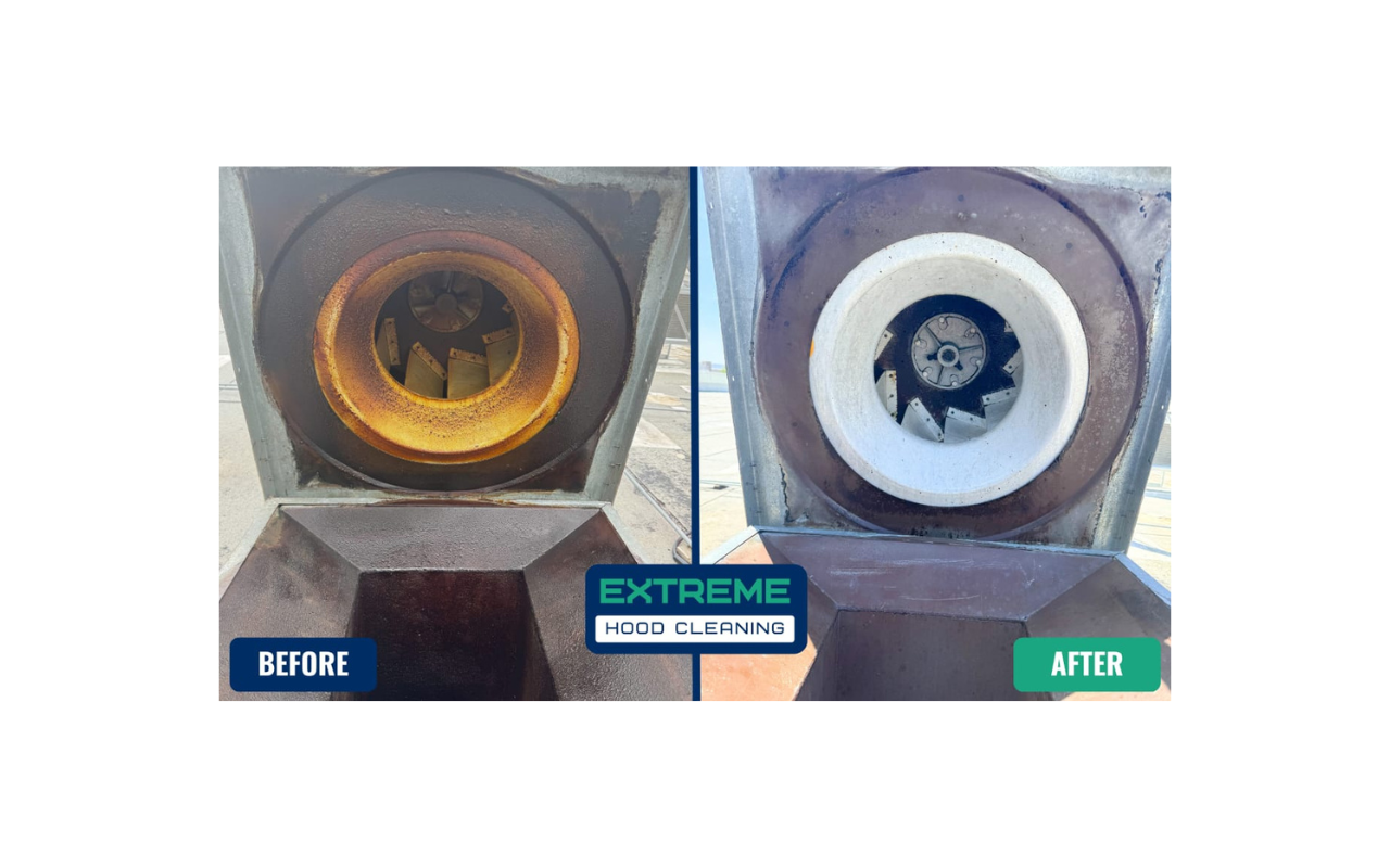 exhaust fan (roof) cleaning